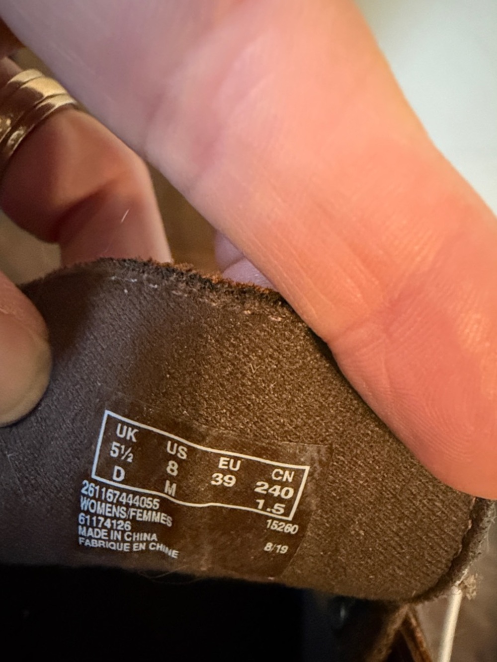 Clarks Women’s  Dark Brown Leather Chukka Boots - Picture 8 of 8
